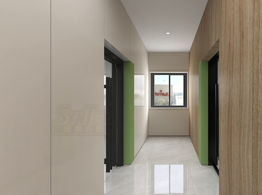 電梯廳過道鋼制復合墻板.jpg undefined